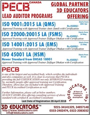 Lead Auditor Programs with Certification By PECB CANADA