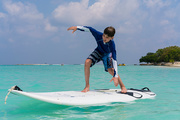 Paddling and Balancing Are Two Tricks from Venice Beach Surf Lessons